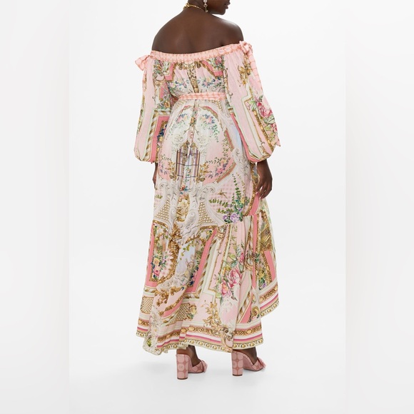 Camilla Bow Sleeve Maxi Dress Lisbon Lullaby $1100 New - Picture 7 of 8